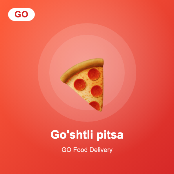 Go'shtli pitsa