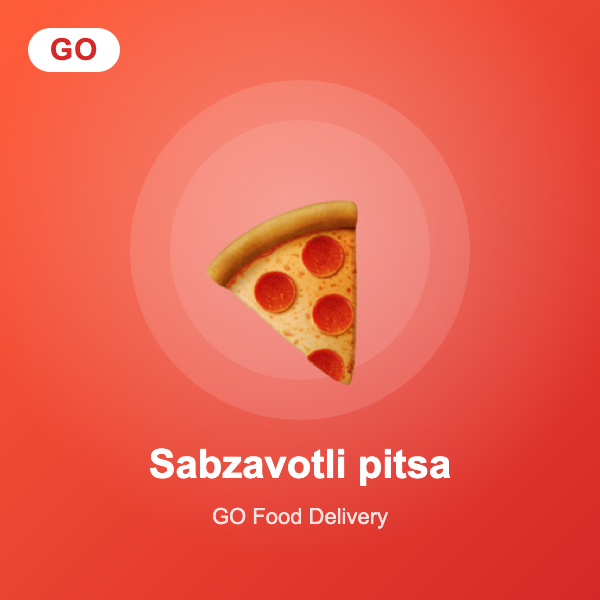 Sabzavotli pitsa